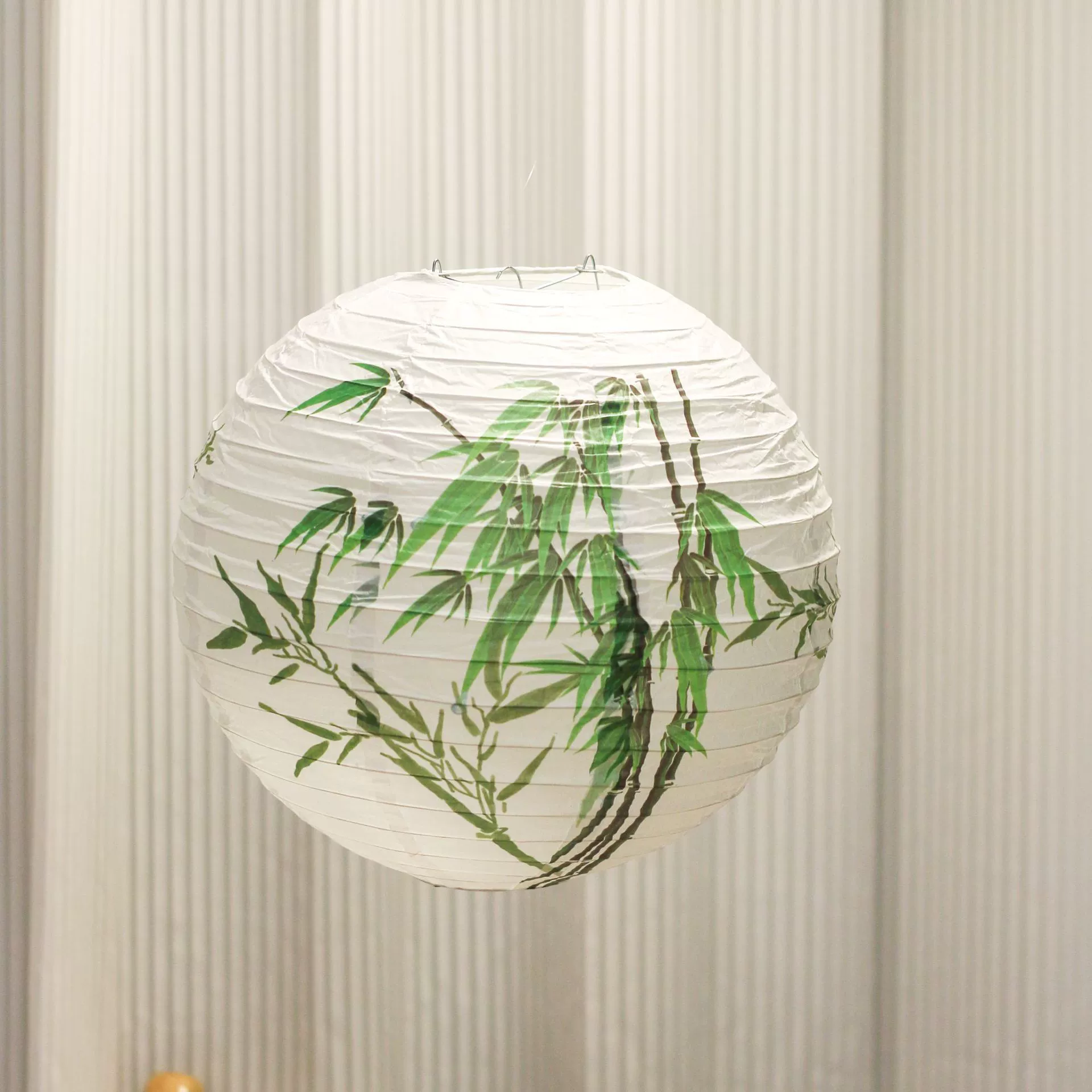 Chinese-style paper lantern outdoor scene decoration ancient-style printed lampshade teahouse tea-boiling lantern hanging ornament pendant