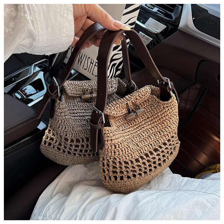 Handwoven Straw Bag