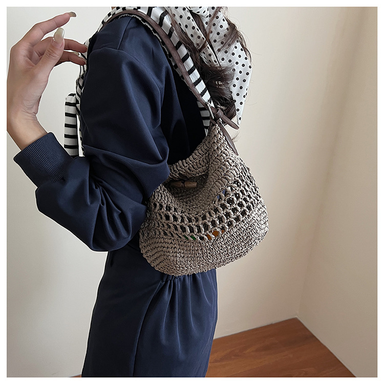 Handwoven Straw Bag
