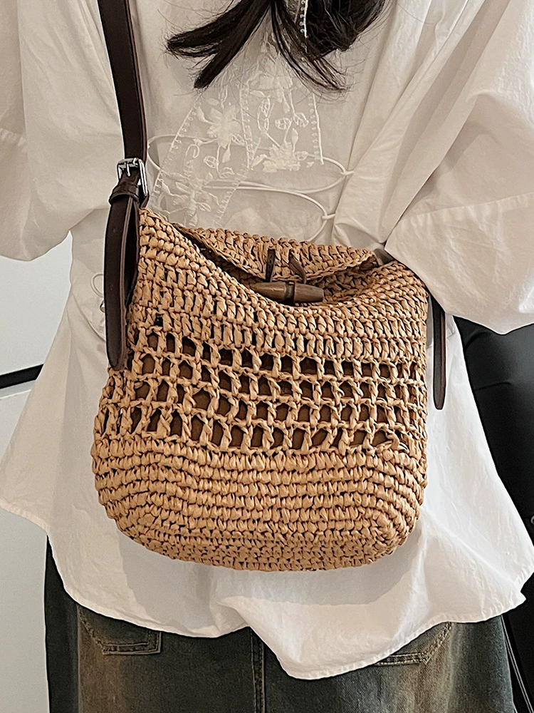 Handwoven Straw Bag