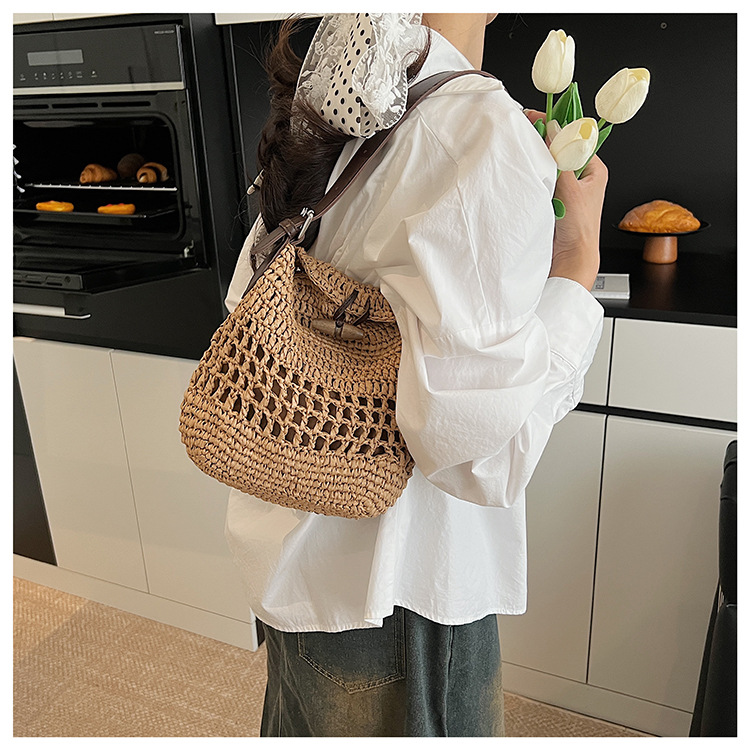 Handwoven Straw Bag