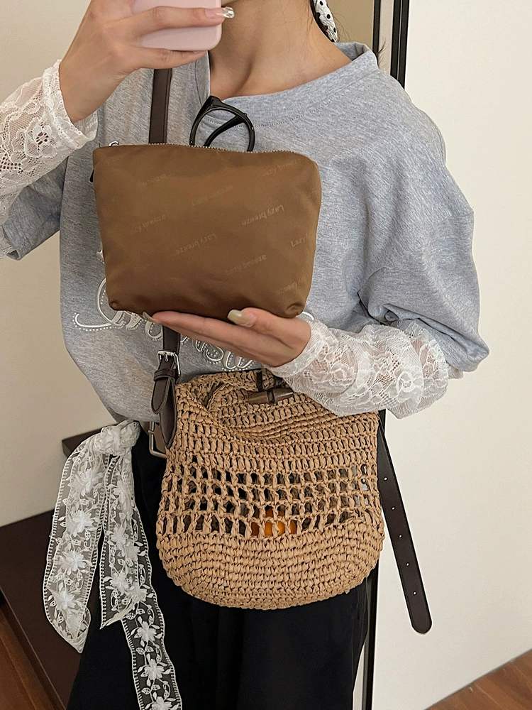 Handwoven Straw Bag
