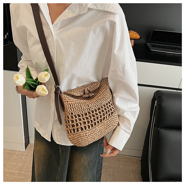 Handwoven Straw Bag