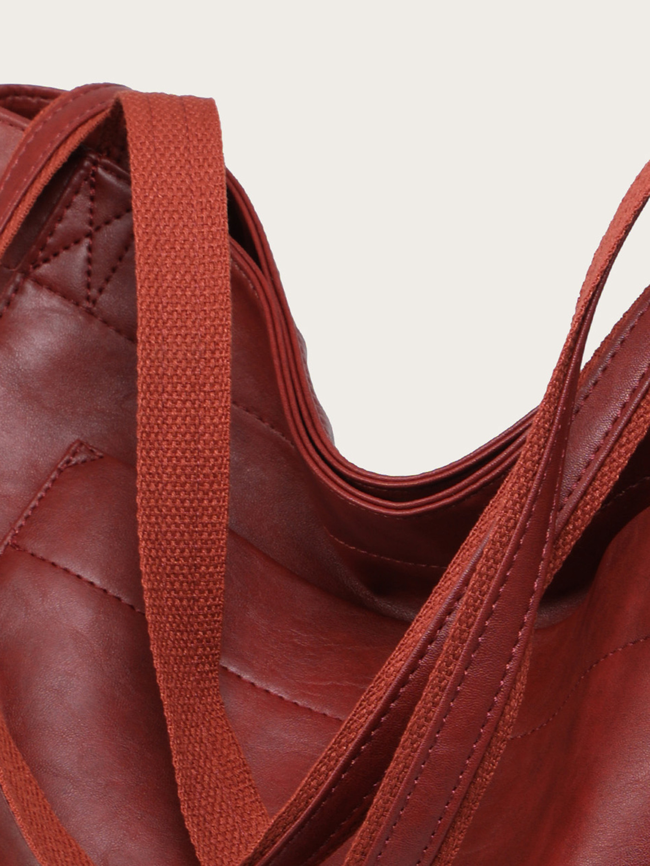 Women's Soft Leather Retro Oil Wax Leather Large Capacity Fashion Tote Bag with Pockets, Handbag and Shoulder Bag